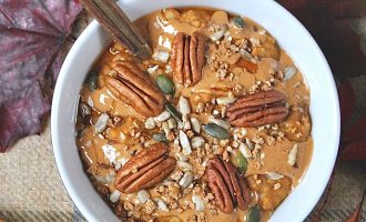 Vegan Pumpkin Pie Spice Oatmeal