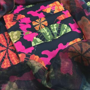 Back in Stock Limelight Pret Diaries 3PC Unstitched Suit Swiss Lawn with Silk Dupatta