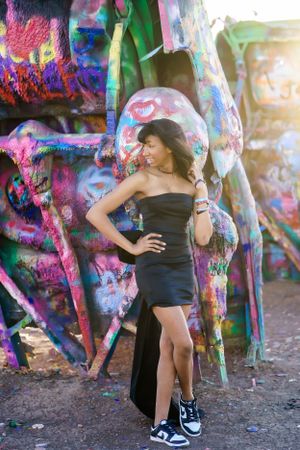 Cadillac Ranch Senior Photo